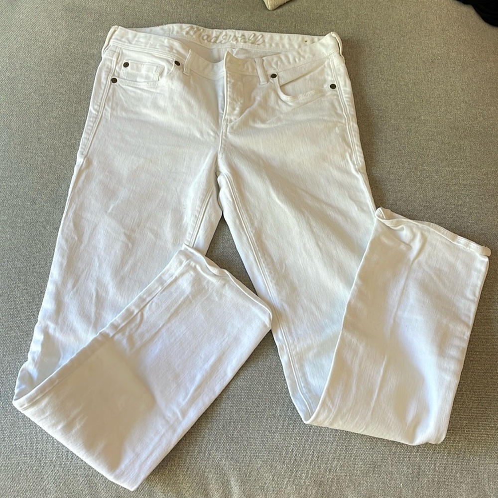 Madewell Women's Straight Leg Jeans - off White
